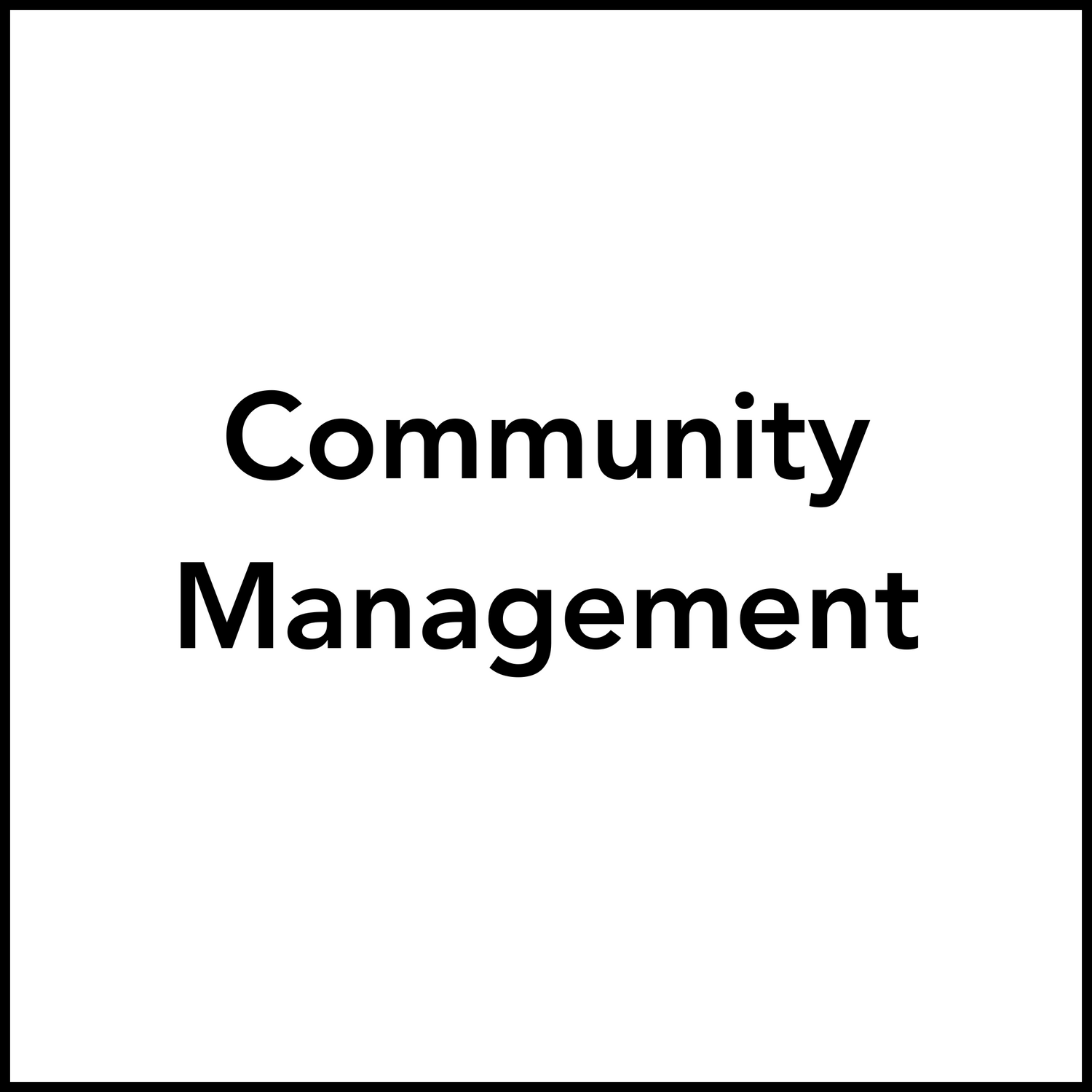 Community Mgmt.